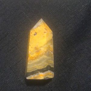 Yellow and Gray Stone Obelisk